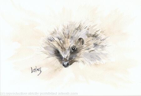 Noelle the Hedgehog  SOLD