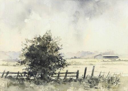 N. Lincolnshire looking across to Susworth village 