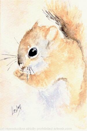 Cute Squirrel SOLD 