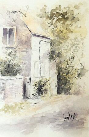 Watercolour Thornton le Dale AVAILABLE 