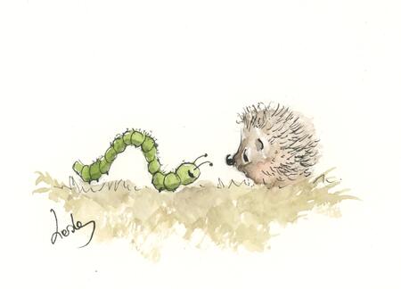 229 HETTi and CASSi the Caterpillar  SOLD