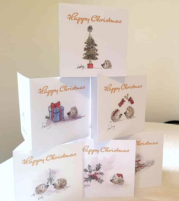 HETTi Christmas cards pkt of six with envelopes are AVAILABLE 