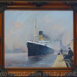 Titanic Leaving Southampton 