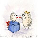 No 123 Hedgehog Party time AVAILABLE