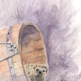 No 141 Hedgehog Hello SOLD 