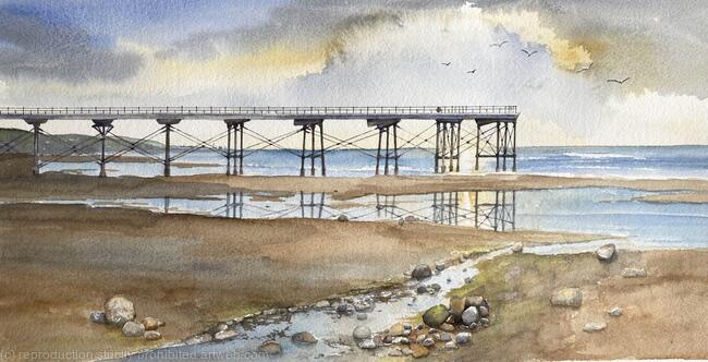 Early Sun, Saltburn Pier