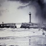 Blustery Day Whitby Pier