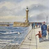 Walk on Whitby Pier