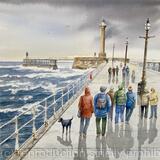 Bracing Walk, Whitby Pier
