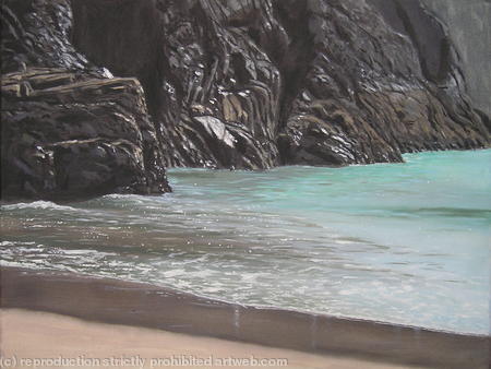 Rock study, Kynance Cove, Cornwall