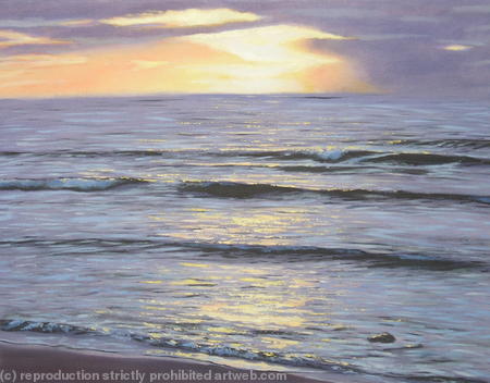 Sennen Beach Sunset, Cornwall