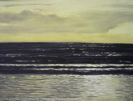 Sunset over Waves, Tregantle