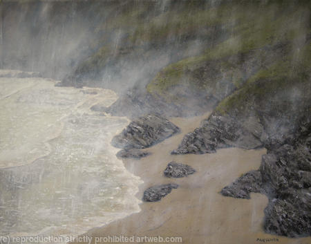 Lantic Bay in the Rain 