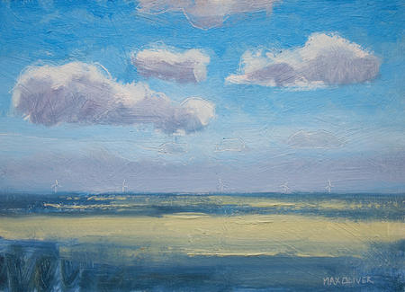 Clouds over Kent sea