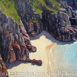 Beach Below Treen Cliff, Cornwall