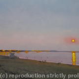 Moon From Branksome Beach