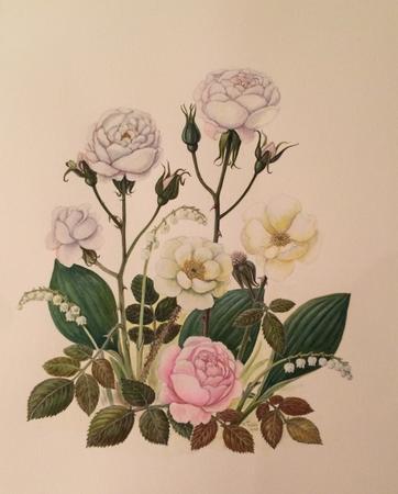 Roses and Lily of the Valley