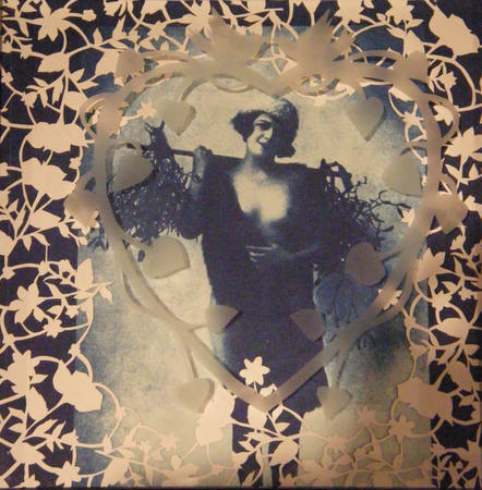 A Thousand Kisses  Cyanotype and papercut