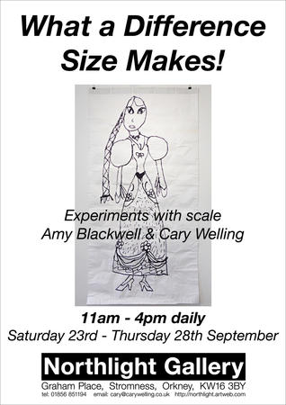 What a difference size makes poster