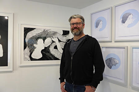 Howard Hardiman's exhibition of drawings