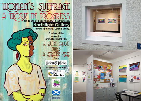 Woman's Suffrage Exhibition Views