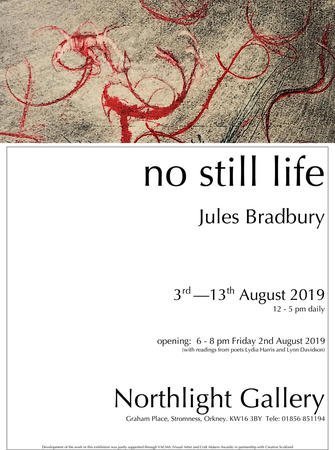 Jules Bradbury  No Still Life