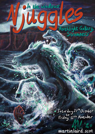 Poster for Njuggles by Martin Laird