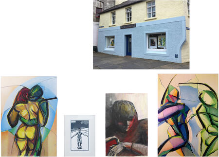 Patty Boonstra in the windows