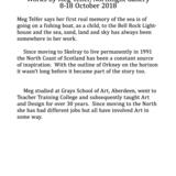 Meg Telfer press release 8/10/18