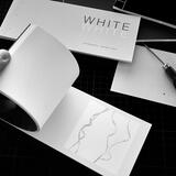 White, handmade book by George Logan