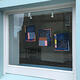 Window with wall hangings…