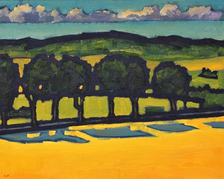 The road to Fanjeaux, summer