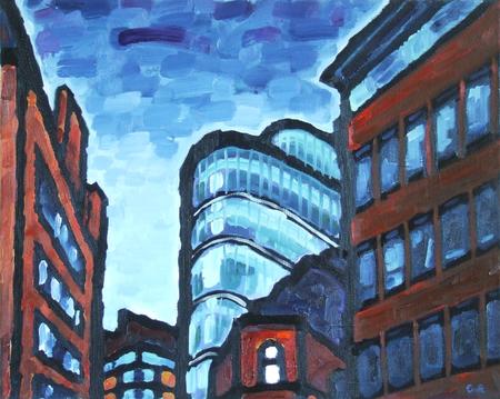 April showers, Booth Street