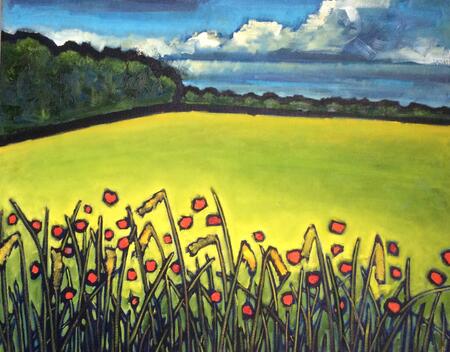 Petit Cormy, wheat fields