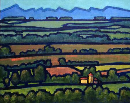 The Pyrenees from Lectoure