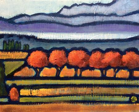 Autumn trees, Trausse-Minervois