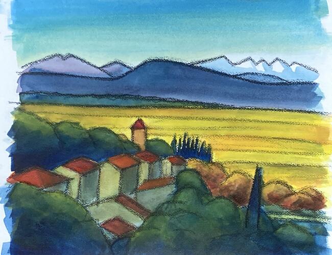 Azillanet and the Pyrenees 