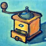 Coffee pot still life