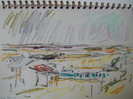 drawing, North Bragar