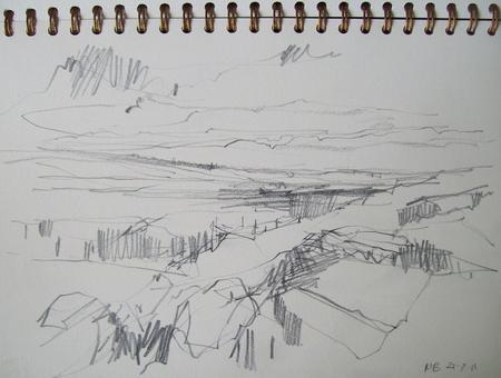 drawing, North Bragar, weather