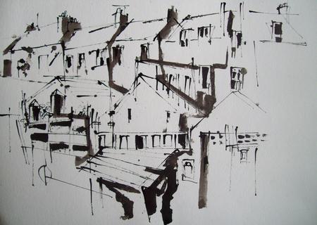 Opposite the vegetable market