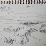 drawing, North Bragar, weather