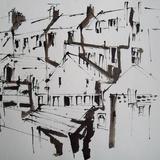 Opposite the vegetable market