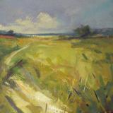 Downland Path, Summer. 30 x 30