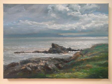 'Silvery Light, Lough Foyle'