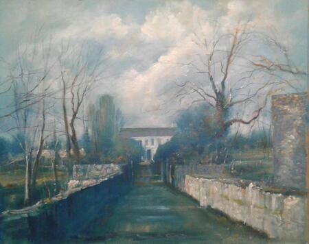 On the Bridge (Castle Bridge, Buncrana, Winter)