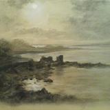 A Ruined Boathouse in Moonlight