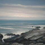 The Sea under a Pinkish Sky in Winter, Malin Head