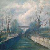 On the Bridge (Castle Bridge, Buncrana, Winter)