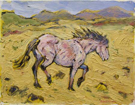 Connemara Pony Horn Head